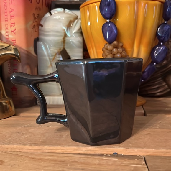 Starbucks Holiday 2013 Limited Edition Pagoda Style Handle Graphite Grey Mug - Picture 3 of 6